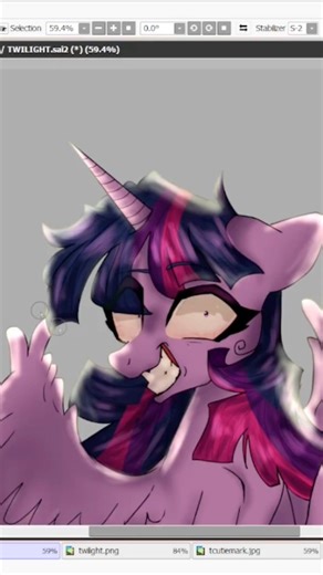 #mlp #mylittlepony #art #twilight #twilightsparkle #reels #digitalart #speedpaint #artist