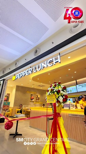 Pepper Lunch Now Open at SM City Grand Central