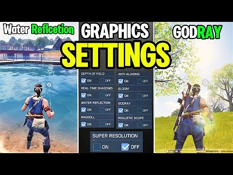 TOP 6 Graphics Settings Explained In Call Of Duty Mobile Battle Royale (GODRAY,Bloom,Real Shadows)
