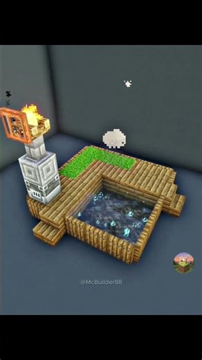 【Minecraft】Cozy Hot Spring Build That Feels Real ⛏️