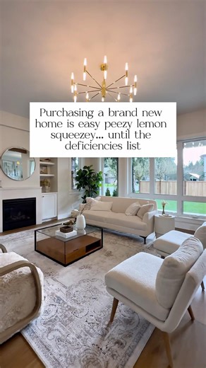 Purchasing a brand new home is easy until it comes to the deficiencies list ￼￼