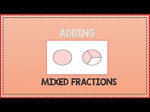 How to Add Mixed Fractions | Mathematics Animation