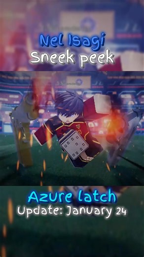 Azure latch | Nel isagi (two gun volley) #azurelatch #roblox