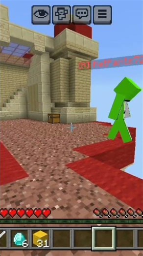 Best PVP in Cube craft bedwar #shorts #minecraft #cubecraft #bedwars