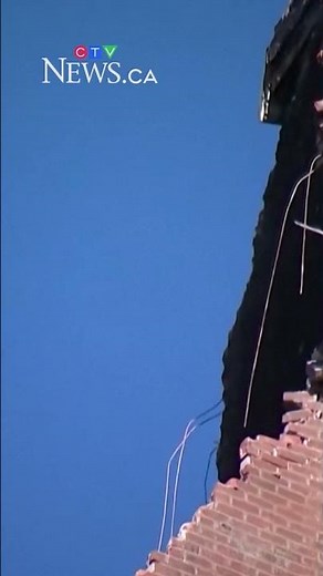Portion of New York high-rise building collapses, no injuries reported