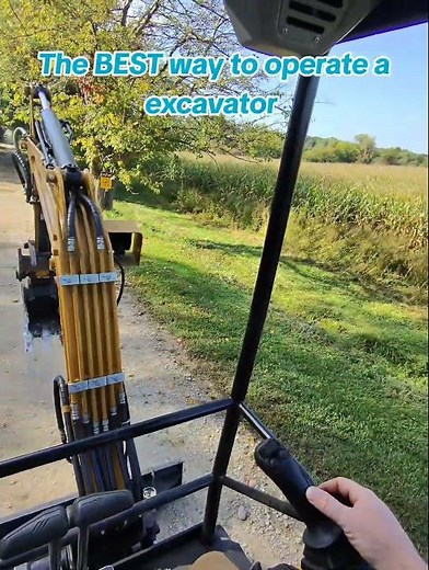 Best way to operate #backhoe #mini #excavator