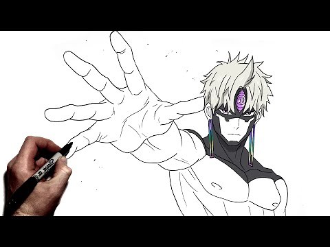 How To Draw Evil Eye | Step By Step | Dandadan