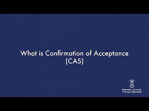 What is Confirmation of Acceptance (CAS)