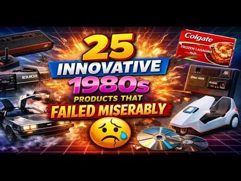 25 Innovative 1980s Products That FAILED Miserably (You Won’t Believe #1!)