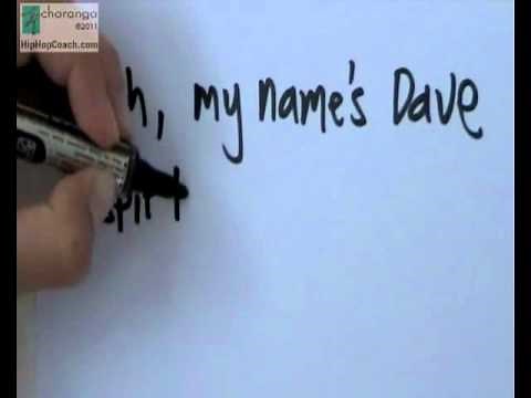 1.Writing a rap - getting started