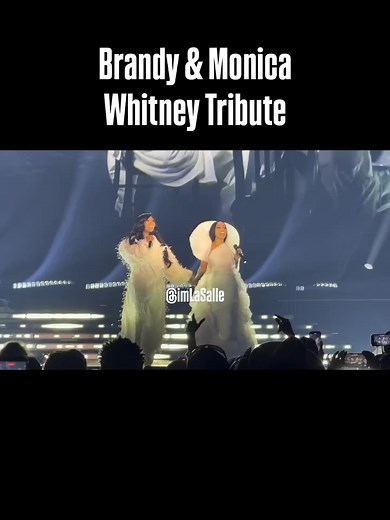 Brandy y Monica rinden homenaje a Whitney Houston