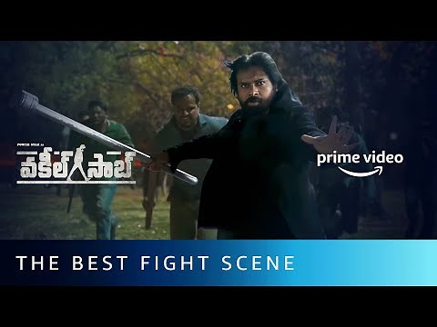 Vakeel Saab - Mass Fight Scene | Pawan Kalyan, Prakash Raj, Shruti Haasan | Amazon Prime Video