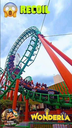 Wonderla Recoil Ride 🎢 | India's Craziest Roller Coaster! #Wonderla #WonderlaBengaluru #RecoilRide