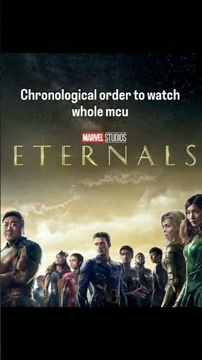 chronological order to watch whole mcu with movies and series #marvel #movies #series #viral