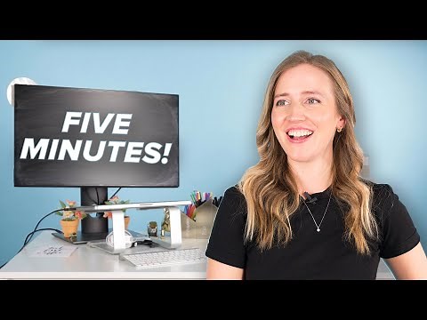 How To Organize Your Desk in 5 Minutes