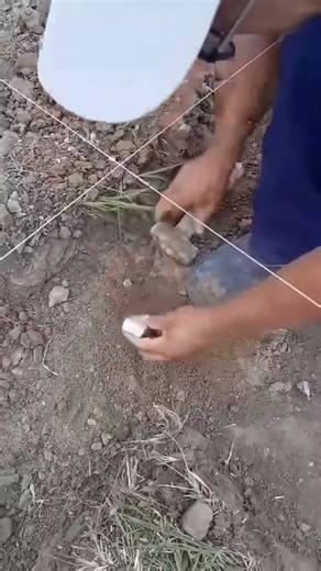 Straightening thread point using stone simple method #shorts #tool #productivity
