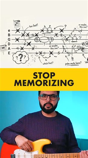 Reverb Academy on Instagram: "Stop trying to memorize guitar tabs like phone numbers. 🤯📵 If you are getting stuck on A.R. Rahman’s “Tere Ishk Mein,” it’s probably because you are over-thinking the numbers. The Old Way: 3... 5... 2... 4... (Too much math!) ❌ The Reverb Academy Way: Visualize the **Shape**. ✅ In this lesson, I show you how to play the entire melody in just ONE “Confined Box” on the fretboard. No running up and down the neck. 📦✨ 🎸 WANT THE VISUAL GRID? 🔗 Click the Link in Bio 