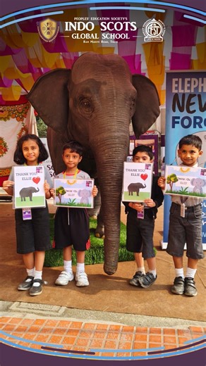 For the first time in Thane, learning came alive in the most magical way 🐘✨ Our children experienced an immersive session with Ellie, India’s first robotic elephant and it was pure wonder. From cracking funny jokes to interacting with our curious little minds, Ellie kept everyone smiling, thinking and engaged. Watching our children confidently answer questions, learn fascinating facts about elephants and interact so naturally with this unique innovation was truly special. Moments like these mak