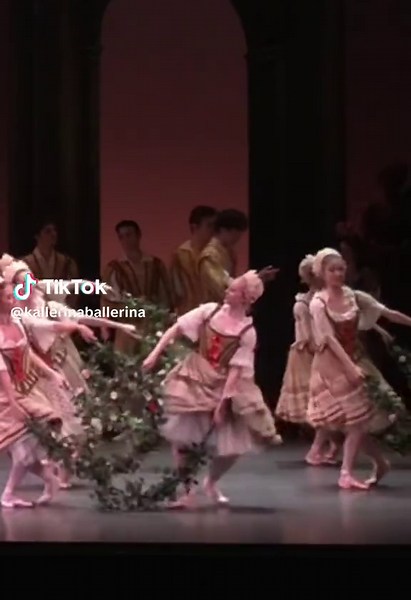 Sleeping Beauty Ballet Moment: Dancer Falls Asleep on Stage