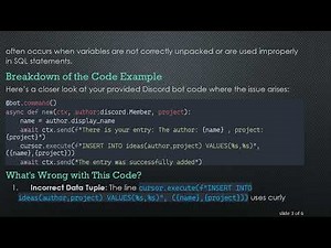 Solving the psycopg2.ProgrammingError: can't adapt type 'set' Error in Your Discord Bot
