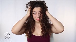 Controlled Chaos, As Seen on Shark Tank Curl Defining Cream for All Hair Types to Add Smoothness and Control Curly, Sulfate-Free Curl Cream (3oz)