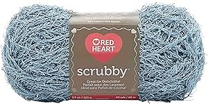 RED Heart Scrubby Yarn, Glacier
