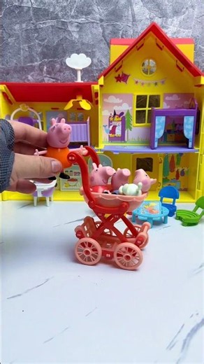 Satisfying with Unboxing & Review Peppa Pig Playset Toys ASMR #peppapig #toys #shorts