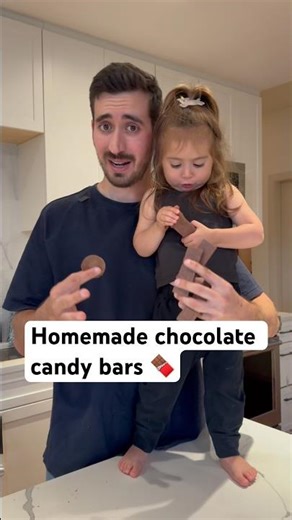 Homemade chocolate candy bars 🍫
