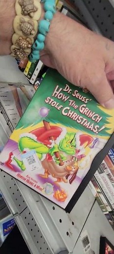 I finally found Dr Seuss How the Grinch Stole Christmas DVD for $2, yes!