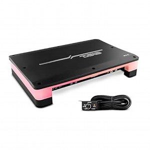 DS18 FX1 Monoblock Class D Amplifier with Flush/Surface Mount with RGB Dream LED Lights - Versatile Installation Options - Remote Subwoofer Level Control - 1 Channel Subwoofer Monoblock Amp 2700W Peak