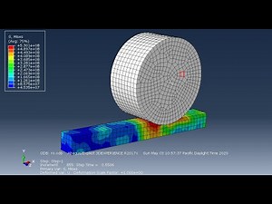 #abaqus tutorials : rolling a steel plate