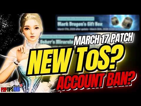 MIR4 March 17 Update | New Terms of Service, Account Ban Risk & Best Events