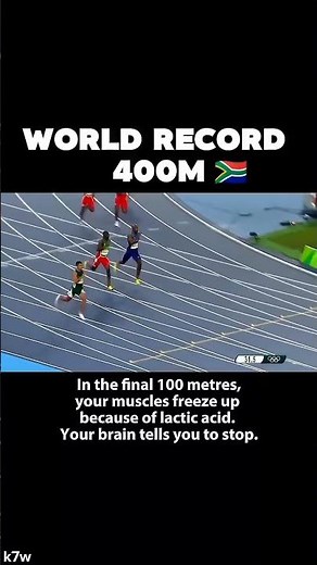 A historic moment! ⚡️ 400m World Record