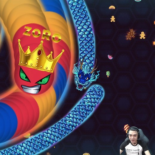 Game Rắn Săn Mồi - Cuốn nhầm con rắn size XXL và...