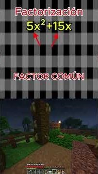 ¿Cómo FACTORIZAR? en MINECRAFT