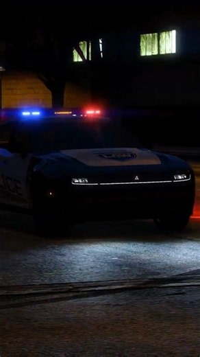 Dodge Charger EV Police Car Responding #lspdfr #gta5 #lspdfrphotography #gta6 #fivem #npcai #ppv