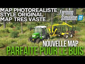 UNE MAP ORIGINALE POUR LES FANS DE BOIS !!! 🪵😁 - Farming simulator 22
