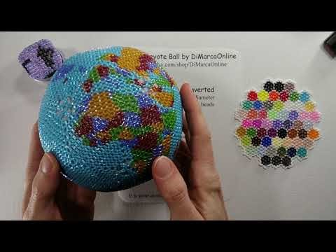 World 3D Peyote Ball converted to Right Angle Weave