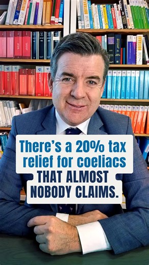There’s a tax relief for coeliac disease that almost nobody claims. If you or your child are coeliac, the cost of food and medical care is materially higher. The State recognises this and allows Medical Expenses Relief at 20% on qualifying costs, but most people never claim it because nobody tells them it exists. You’ve already paid the price physically and emotionally. Don’t overpay financially as well. For advice on claiming Medical Expenses Relief and other overlooked tax reliefs, visit taxun