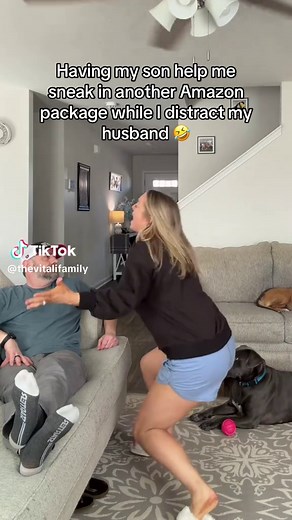 Distracting My Husband for a Surprise Package!