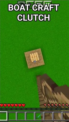 BOAT CRAFT CLUTCH IN MCPE🔥