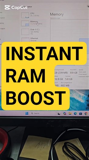 Stop Letting Windows Steal Your RAM 🚀 #windows