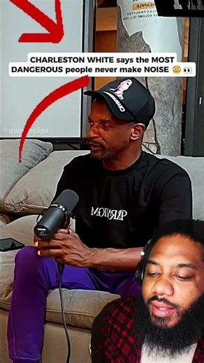 CHARLESTON WHITE says the MOST DANGEROUS people never make NOISE 😳👀