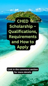 CHED Scholarship #CHEDscholarship #CHEDScholarshipProgram | EfrenNolasco.com