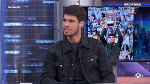 Revive la entrevista completa de Carlos Alcaraz en El Hormiguero