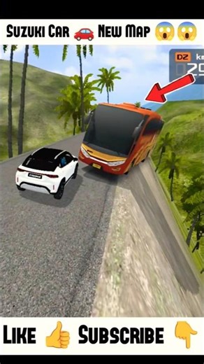 SUZUKI CAR 🚗 NEW MAP 🗺️ DRIVE 😱😱 | #bussid #bussimulatorindonesia #bussimulator #bus
