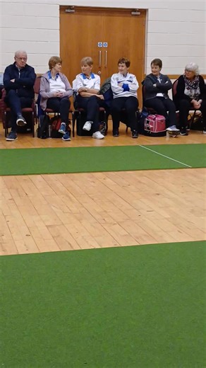 The bowls in the Cathedral Hall Raphoe today where Monaghan blue team beat the Donegal Zone ladies team. | Graham Bell