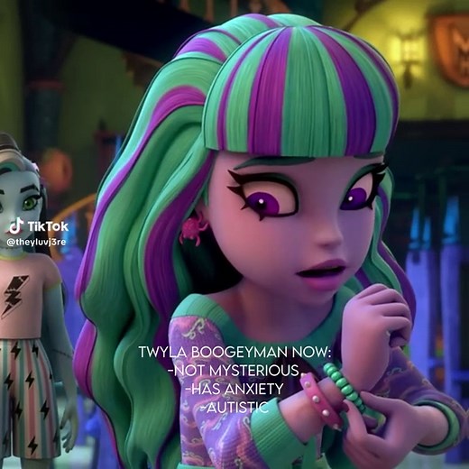 Disclaimer: there’s nothing wrong with having autism nor anxiety don’t blow this out of proportion | #fyp #twylaboogeyman #monsterhigh #viral #blowup
