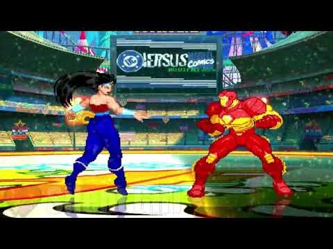 REQUESTED BY ‪@gloobfan‬: Wonder Woman New 52 vs Iron Man - Mugen Battle