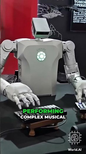 AI Meets Music: Emage’s Robot Pianist Wows CES 2025 #shorts #ai